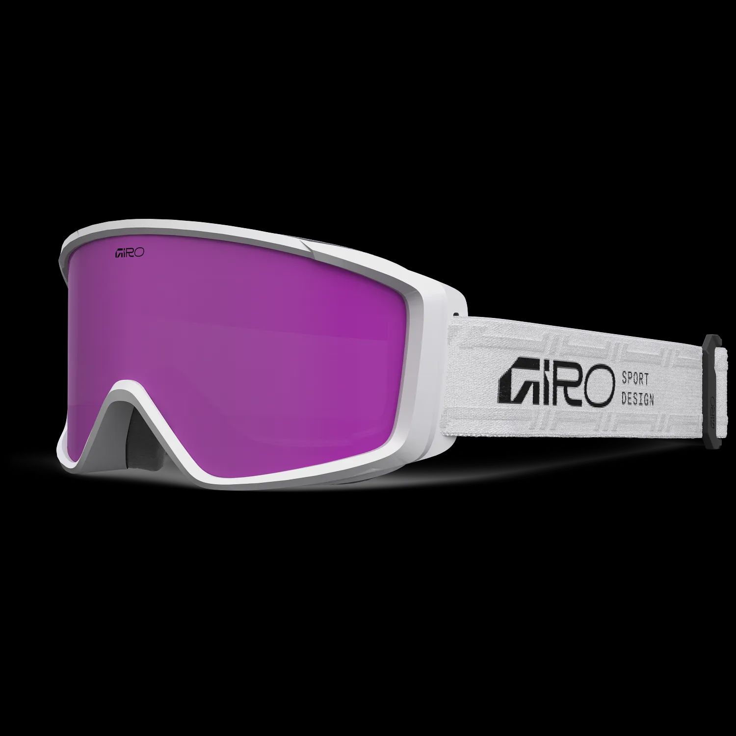 INDEX 2.0, Colour: White Stacked, Lens: Amber Pink