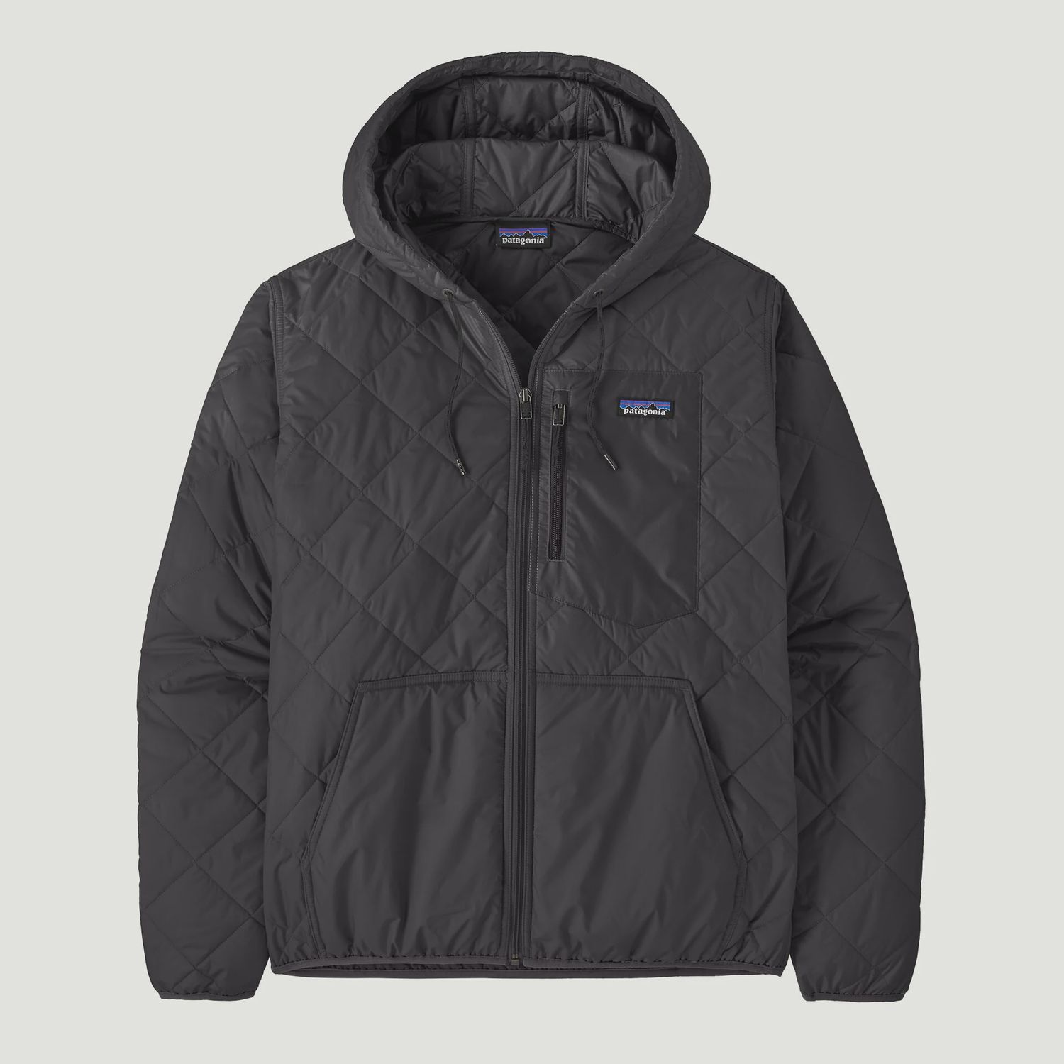 M&#39;s Diamond Quilted Bomber Hoody