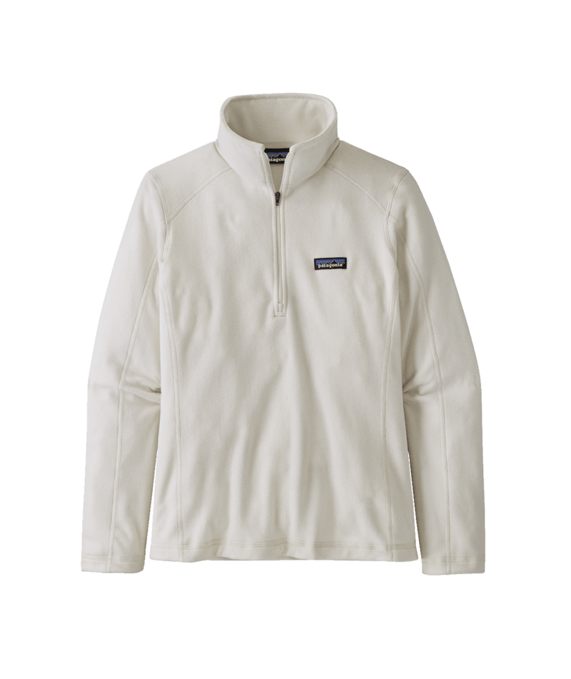 26278 W&#39;s Micro D 1/4 Zip, Colour: BCW-Birch White, Size: S