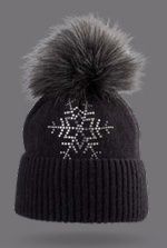STAR FF POM BEANIE, Colour: Black, Size: -