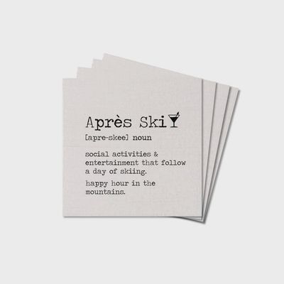 Apres&#39; Ski Definition Coaster