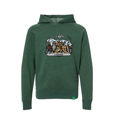 &quot;The Bahnhof&quot; Ski Bums Youth Hoodie
