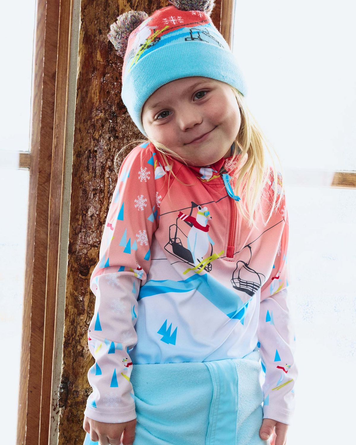 Girl&#39;s Reflect 1/2 Zip-T