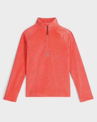 Girl&#39;s SHIMMER BUG HALF ZIP TOP