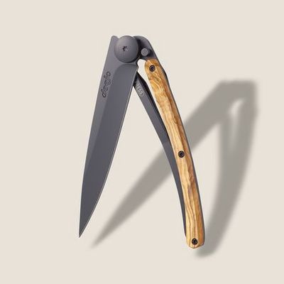 9CB000001 Olive Wood - Black Blade