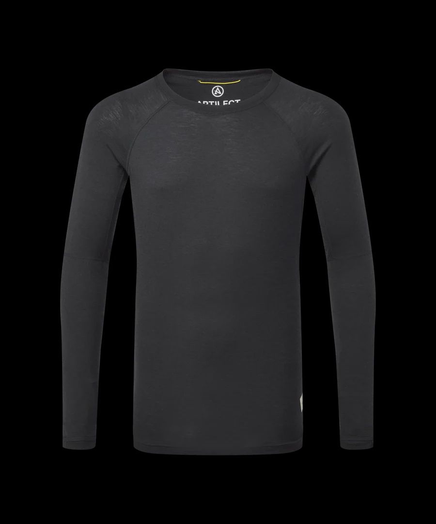 M Boulder 125 Crew L/S, Colour: BLK, Size: M