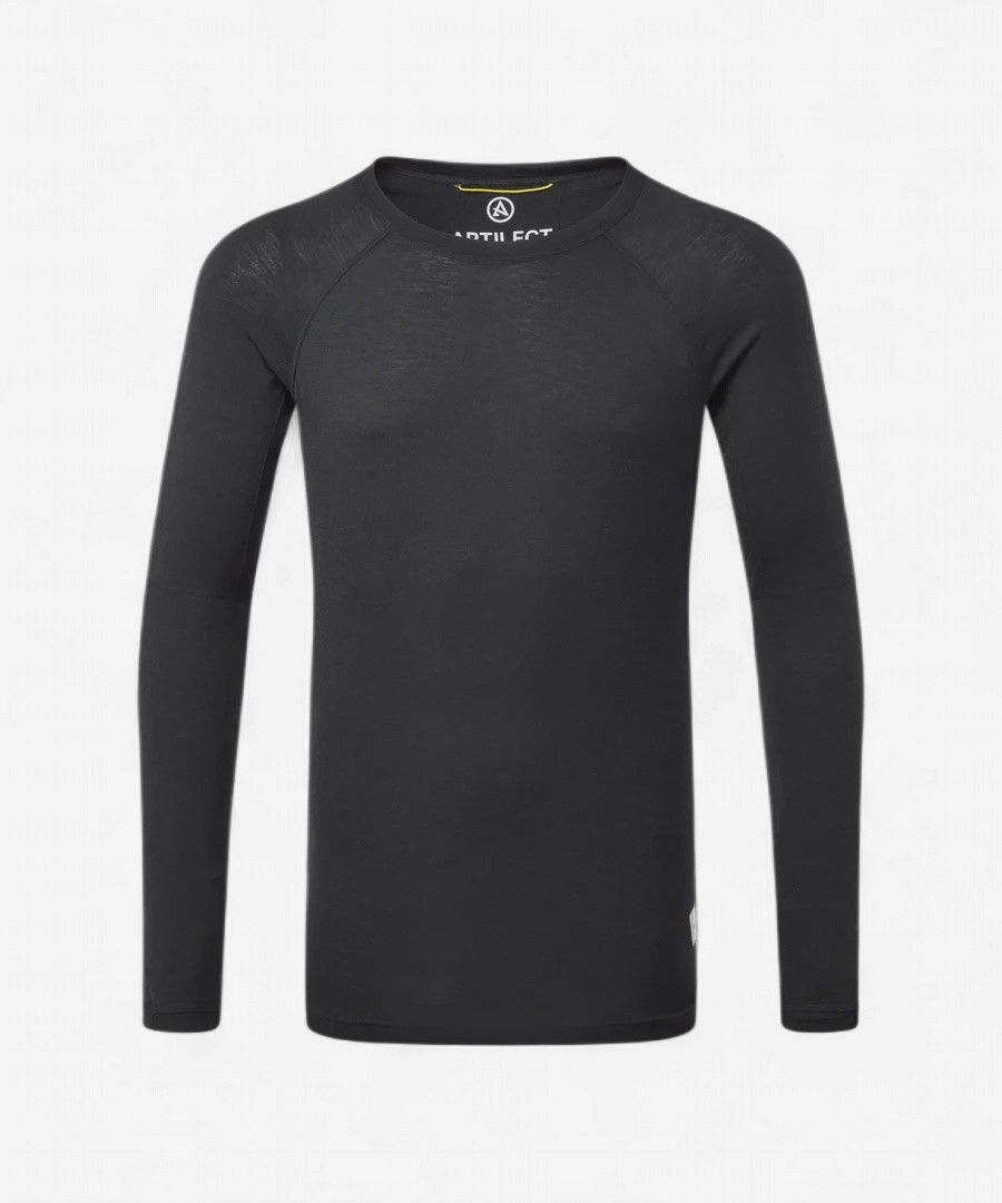 M Boulder 125 Crew L/S, Colour: BLK, Size: M