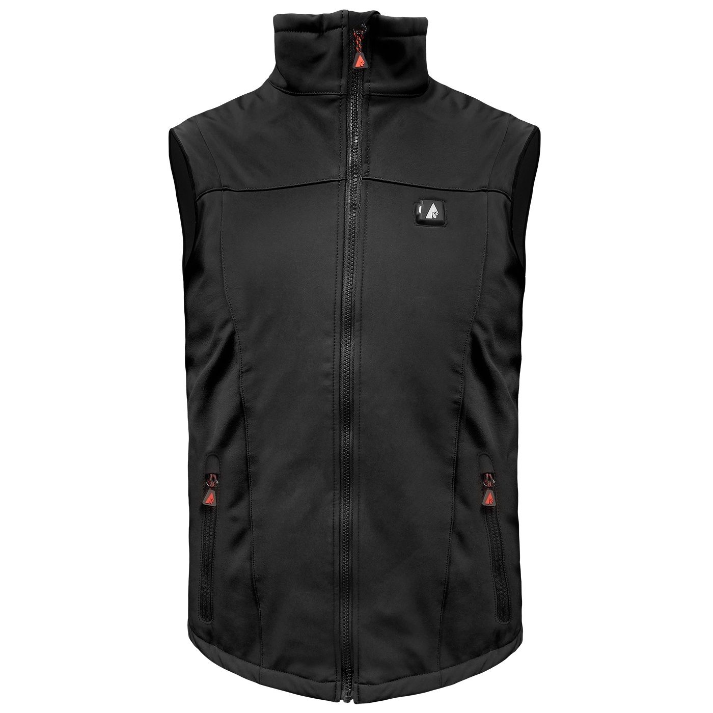 M's Heated Softshell Vest, Colour: BLK, Size: L