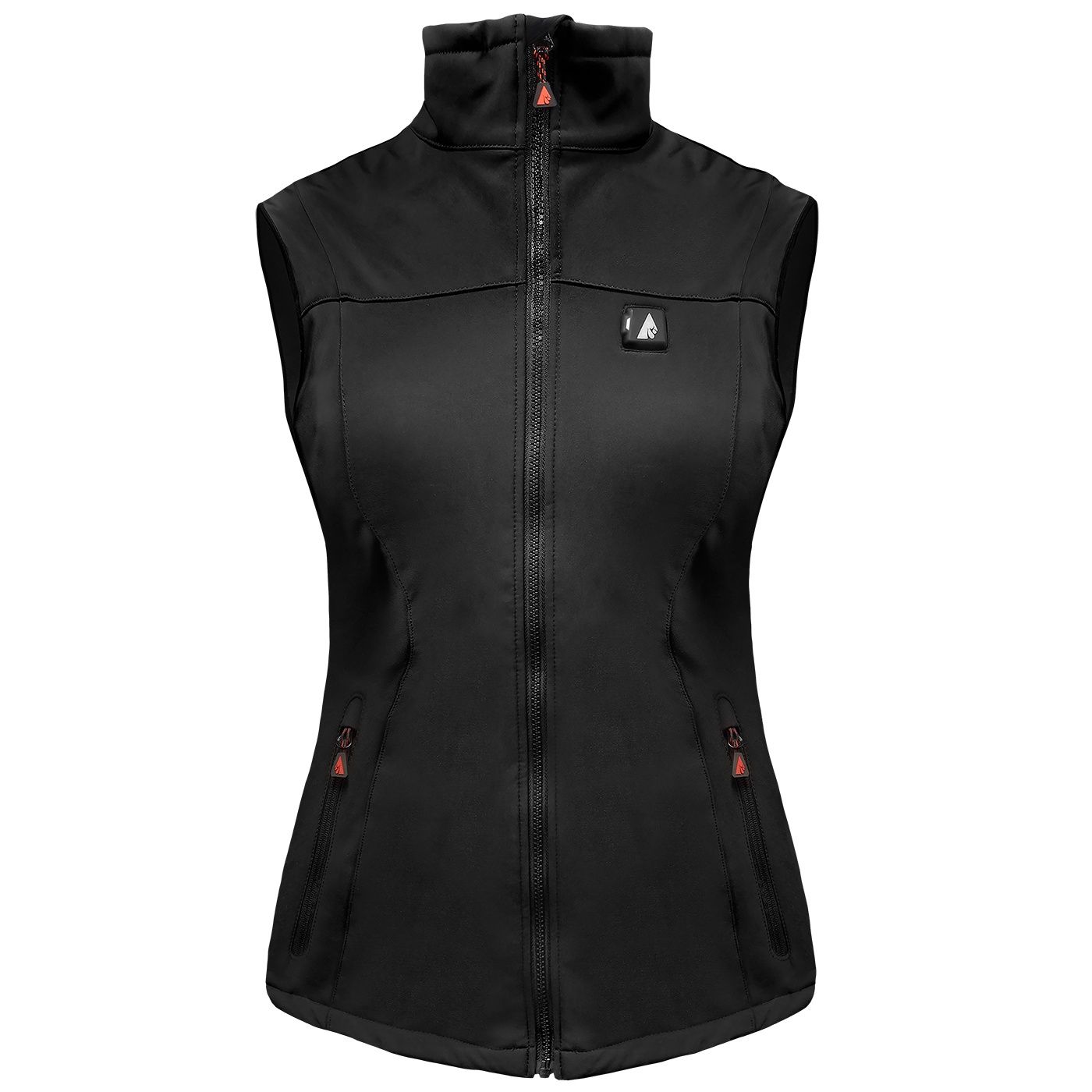 W's Heated Softshell Vest, Colour: Black, Size: S