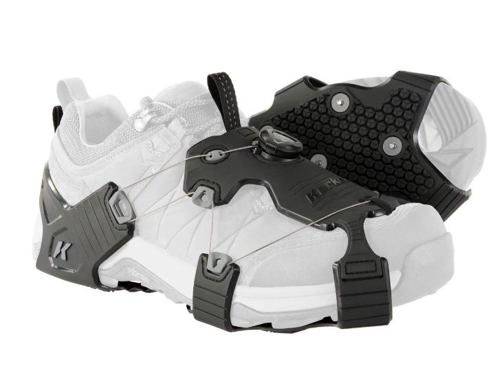 Ice Walker, Colour: Blk-Grey, Size: SM