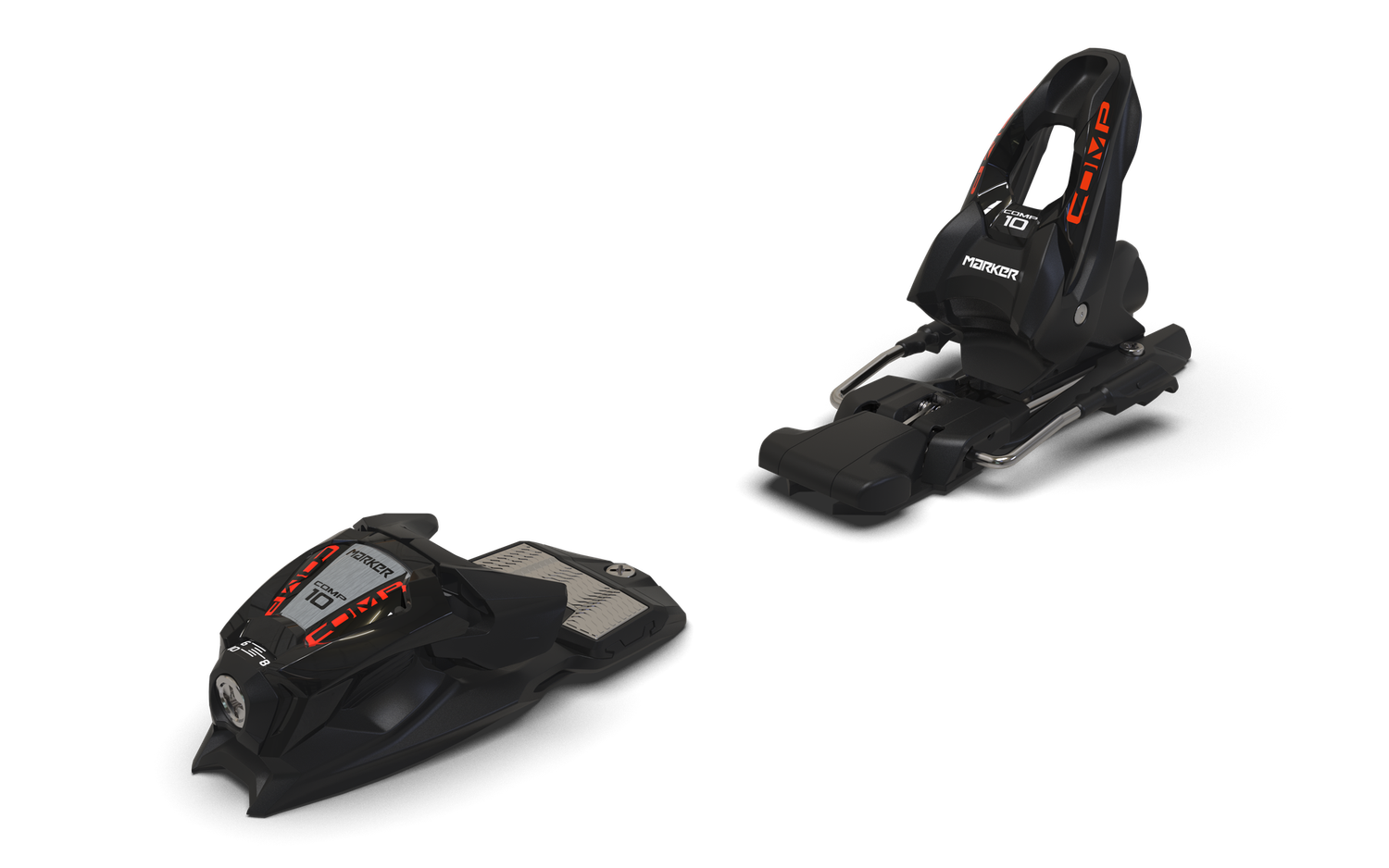 Marker Comp 10 TCX, Colour: Black/Flo Red, break width: 85