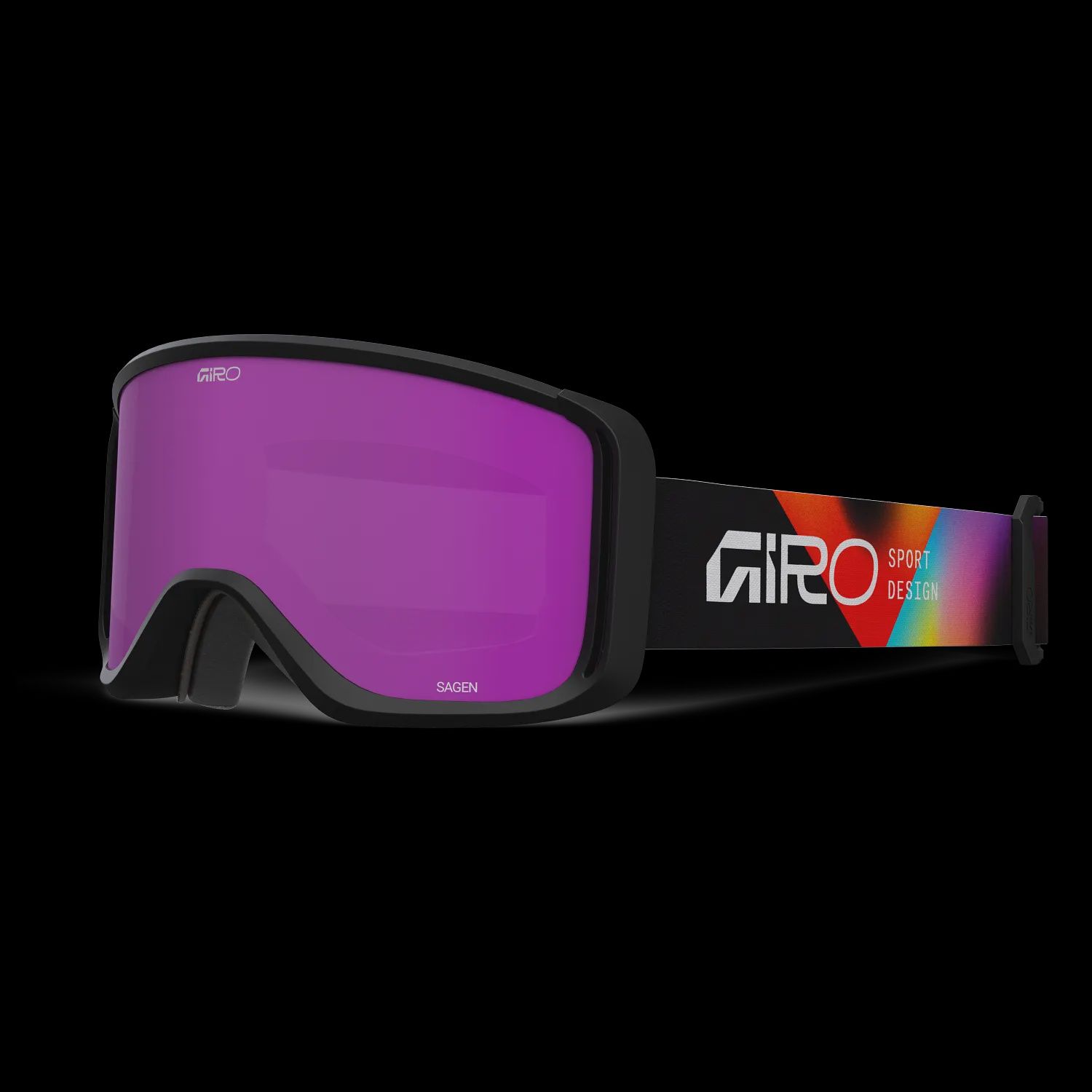 Sagen, Colour: Black Angles, Lens: Amber Pink