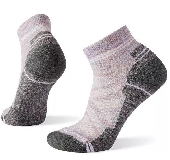 SW001571 W Hike Light Cushion Ankle Socks, Color: H76 Purple Eclipse, Size: S