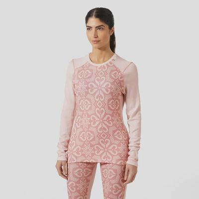 49379 W Lifa Merino MW Graphic Crew