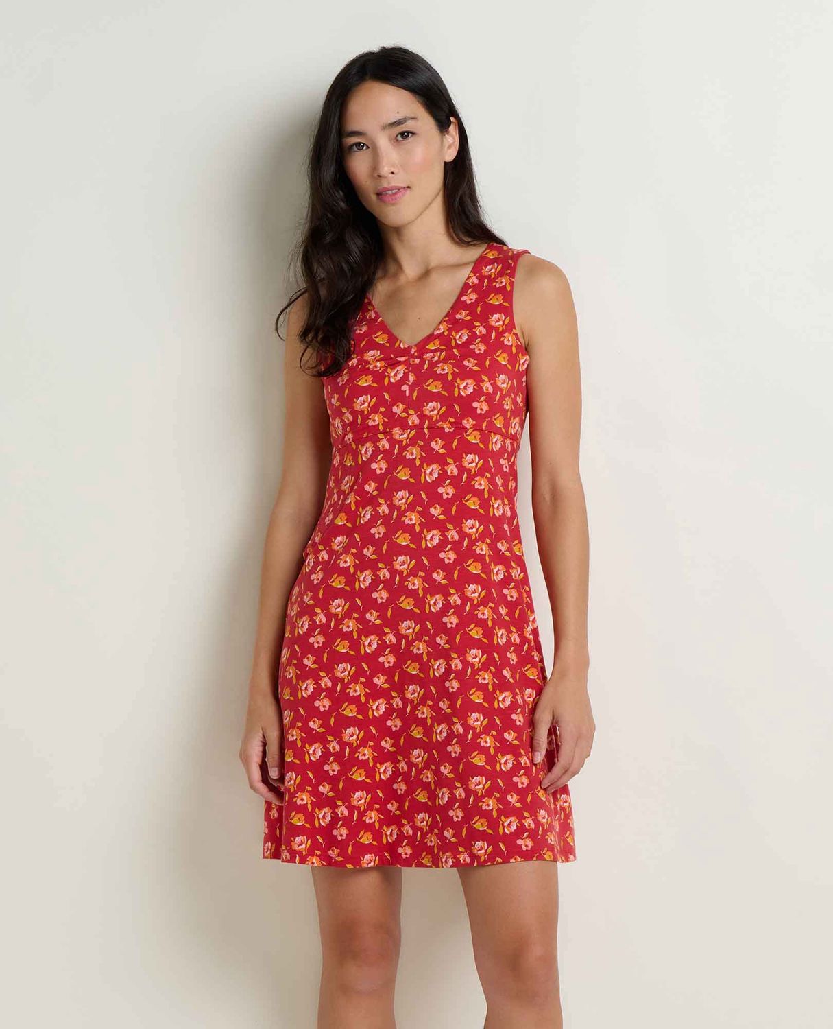T1782204 Rosemarie Tank Dress, Color: 887 Crabapple Print, Size: S