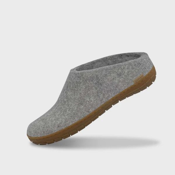 The Slip On - Rubber Sole, Colour: 01 Grey, Size: 37
