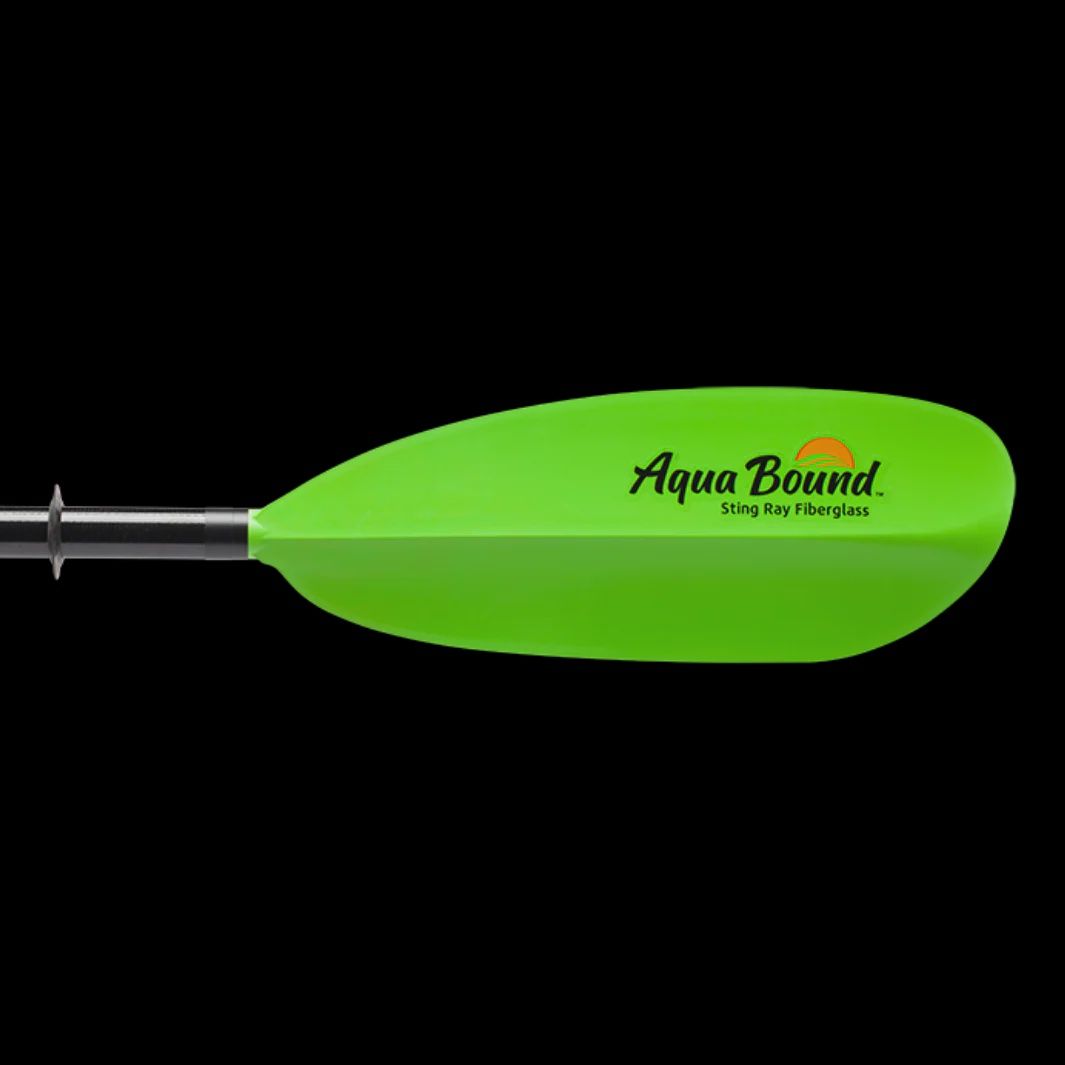 Sting Ray Fiberglass Snap 2pc, Colour: ElecGrn, Size: 230