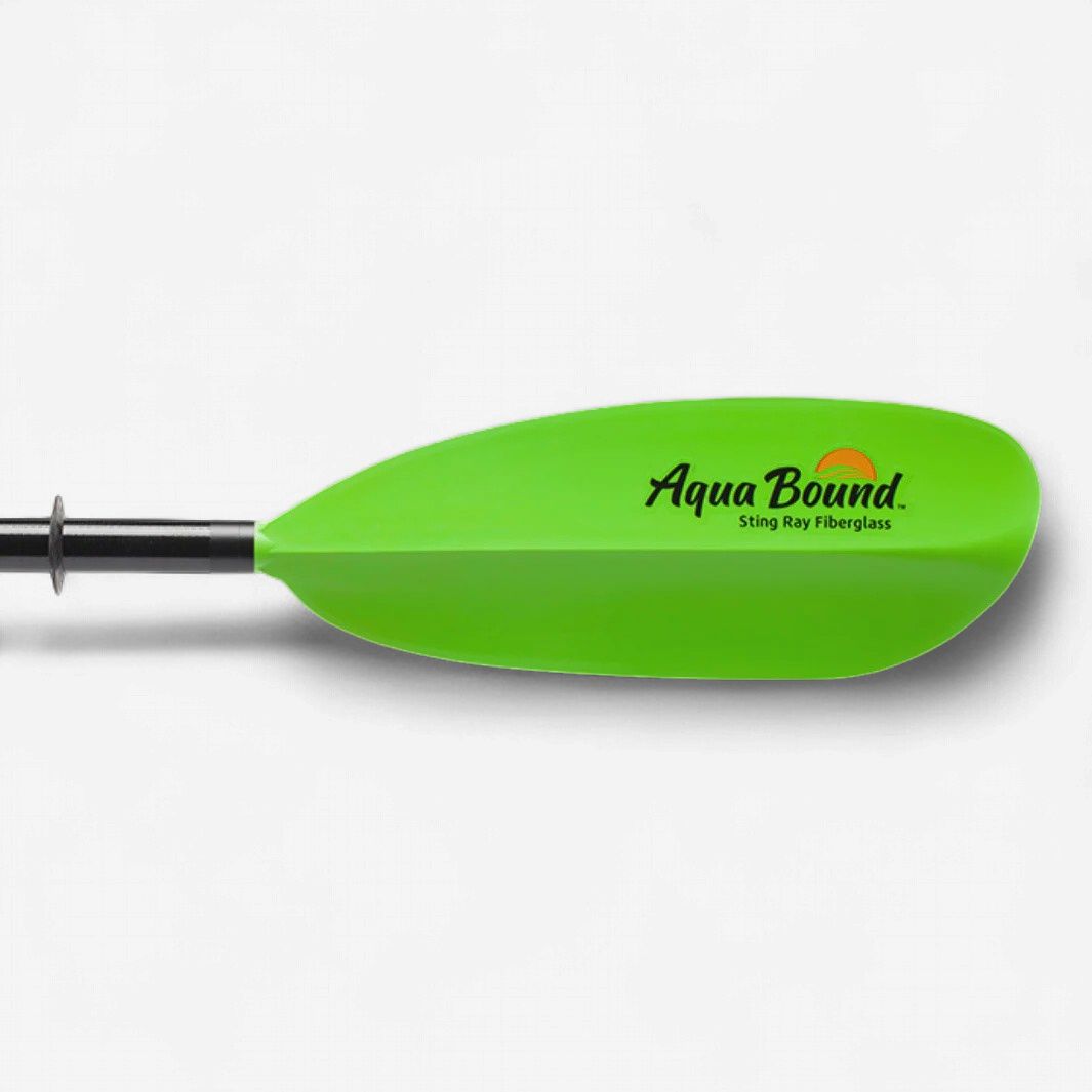 Sting Ray Fiberglass Snap 2pc, Colour: ElecGrn, Size: 230