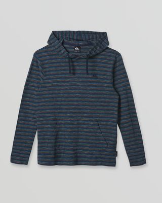 QSM25LK086 Slub Stripe Hoodie