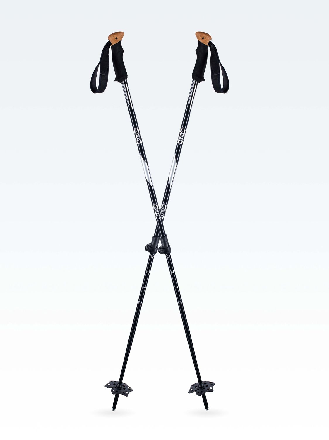 Trail Walking 2-PC Poles, Colour: No color, Size: 110-130