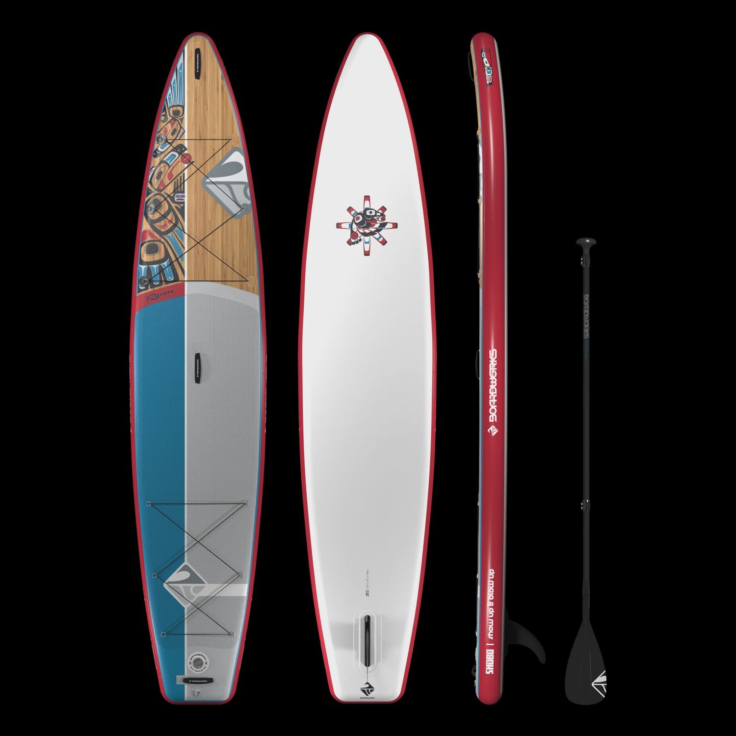 Shubu Raven 12'6" Inflatable Paddle Board, Colour: -, Size: 12'6"