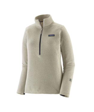 40251 W's R1 Air Zip Neck, Color: WLWT - Wool White, Size: XS