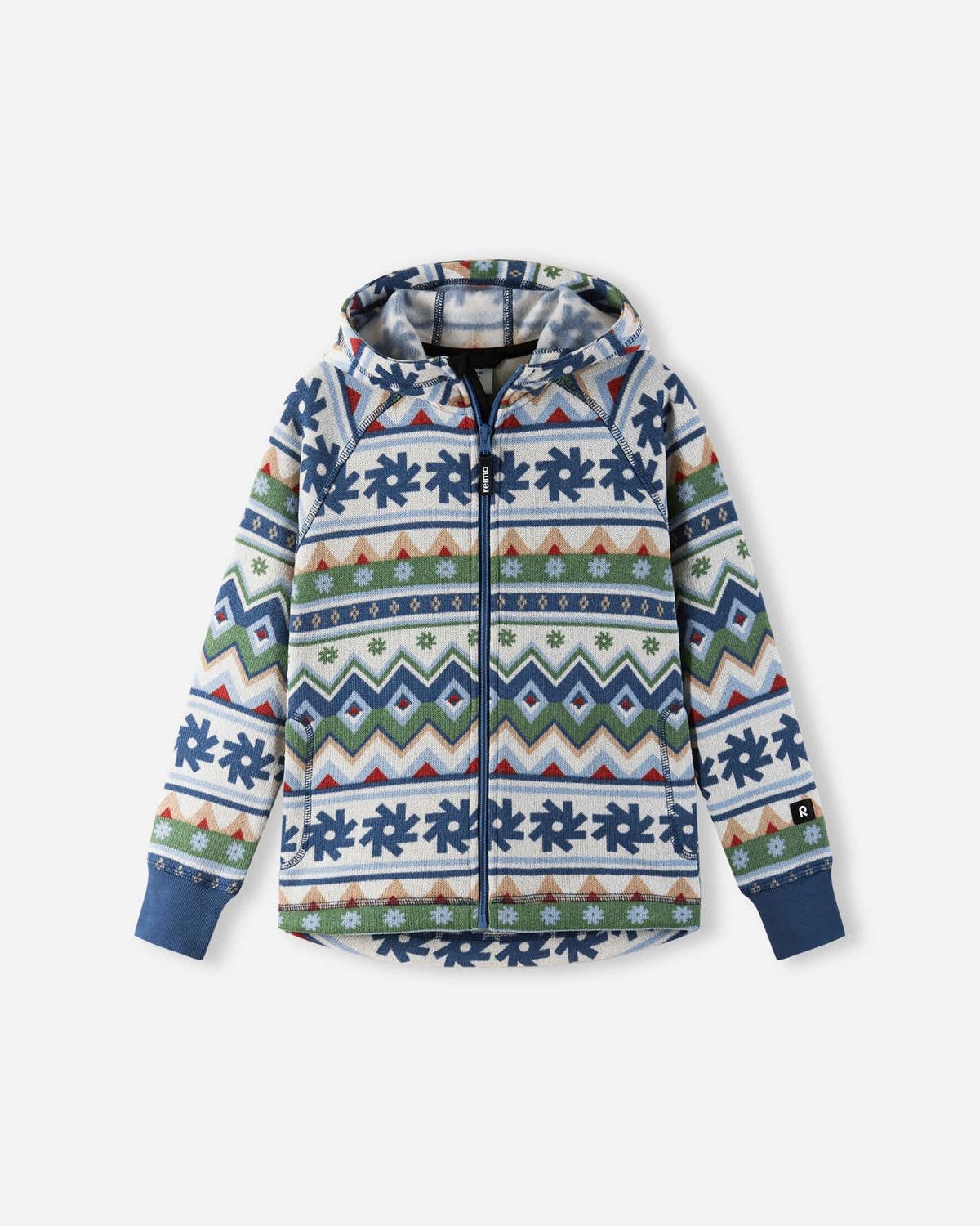 Northern Fleece Hoodie, Colour: 8685 Green Clay, Size: 8Y