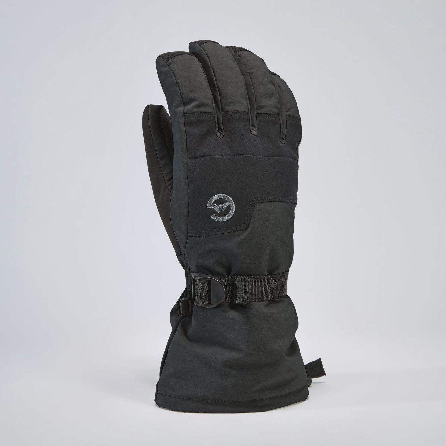 3G2217 W's AquaBloc Down Gauntlet Glove, Colour: Black, Size: S