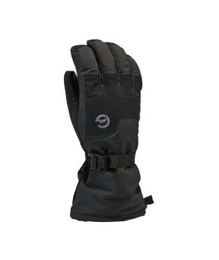 4G2217 M's AquaBloc Down Gauntlet Glove, Colour: BLACK, Size: XL