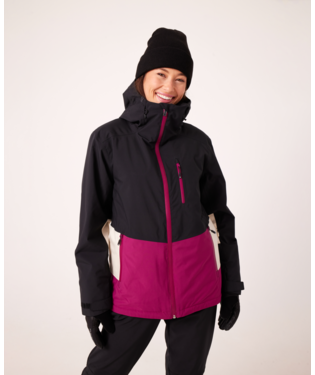 W's PEAKSIDE Jacket, Colour: B64 Black Combo, Size: S