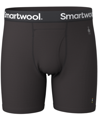 SW016998 Men's Merino Boxer Brief, Colour: 001 Black, Size: S