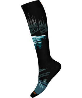 SW002908 W's Ski Full Cushion Alpine Auroras OTC Socks, Colour: 001 Black, Size: S