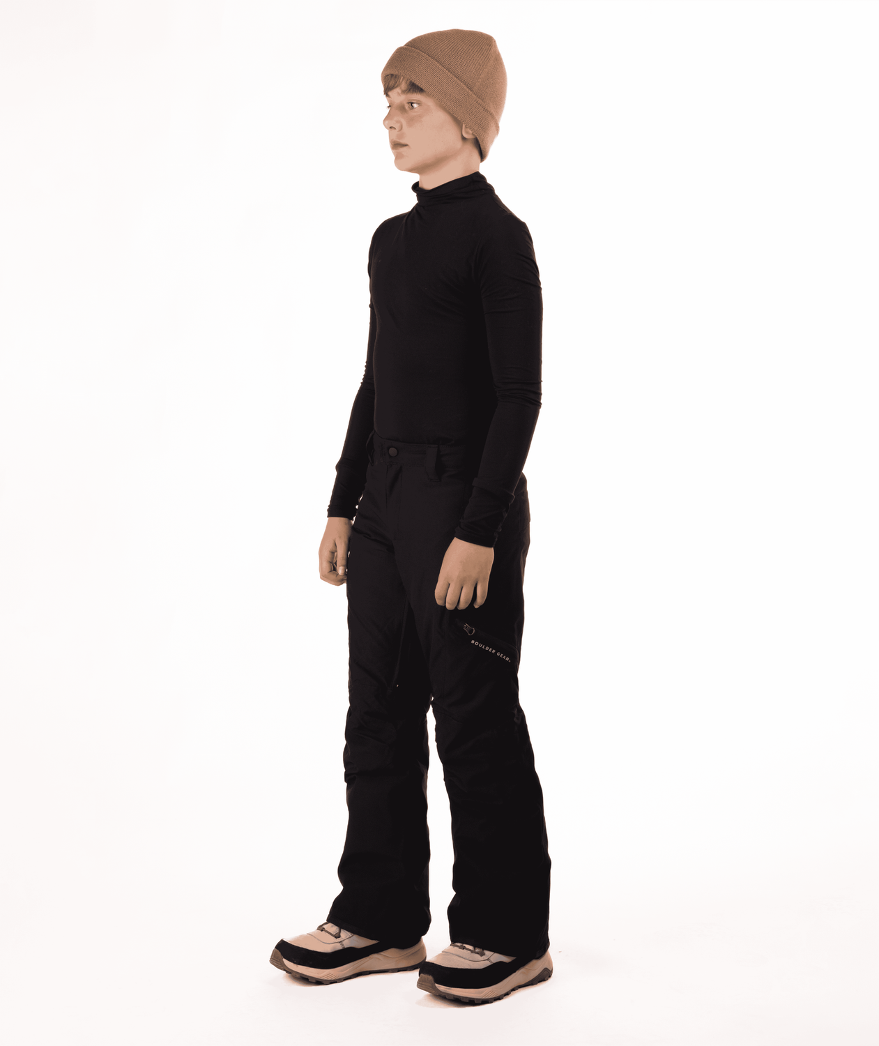 Youth Bolt Cargo Pant, Colour: 01 Black, Size: S