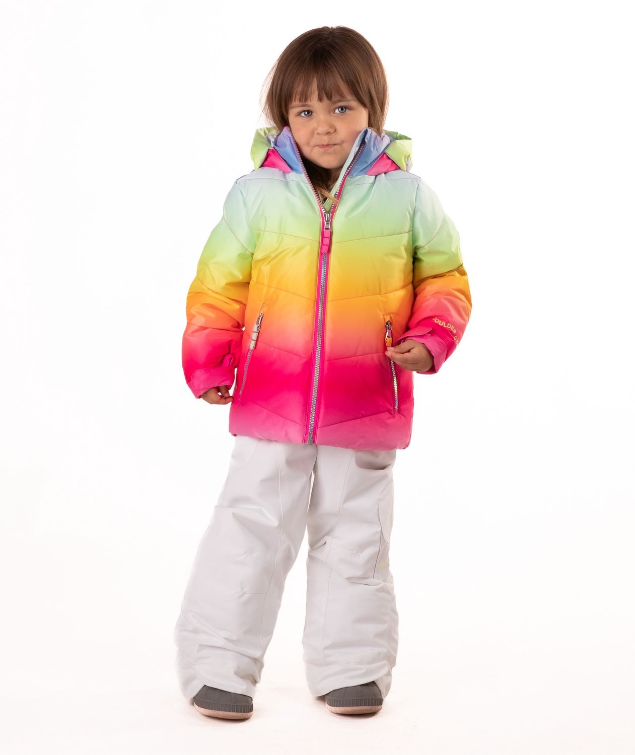Kids' Penny Jacket, Colour: 867 Sunset Ombre', Size: 2