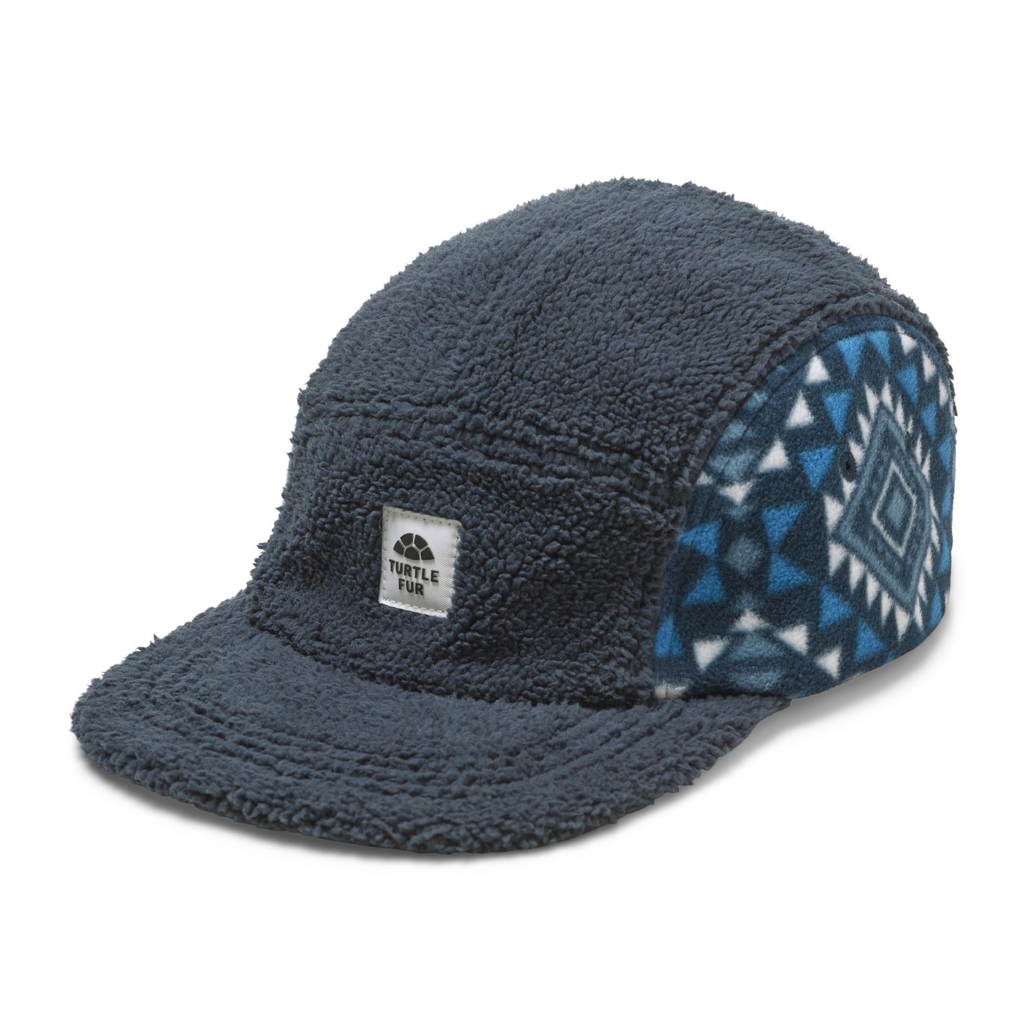 Printed Fleece Art 5 Panel Hat, Colour: 2209 Mesa Sky, Size: OS