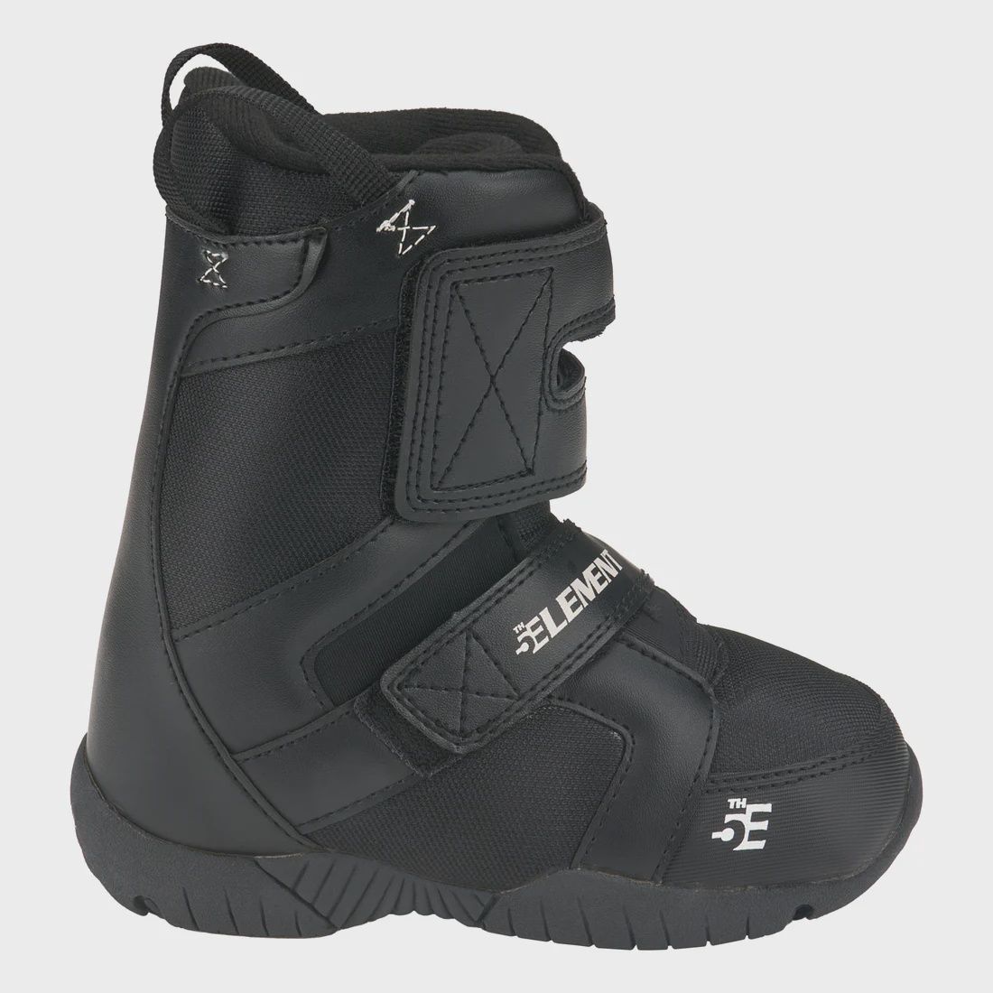 St Mini Velcro Boot, Colour: Black, Size: 1