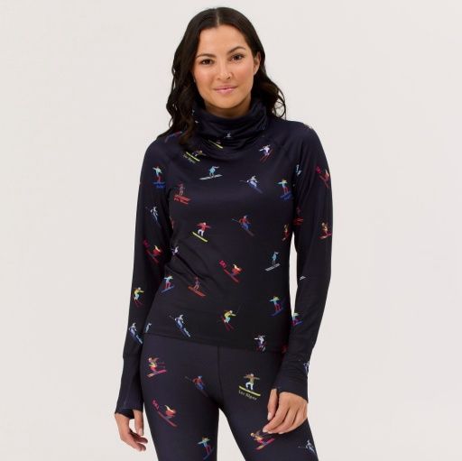 Multi Skiers Turtleneck, Colour: 916 Black, Size: XS