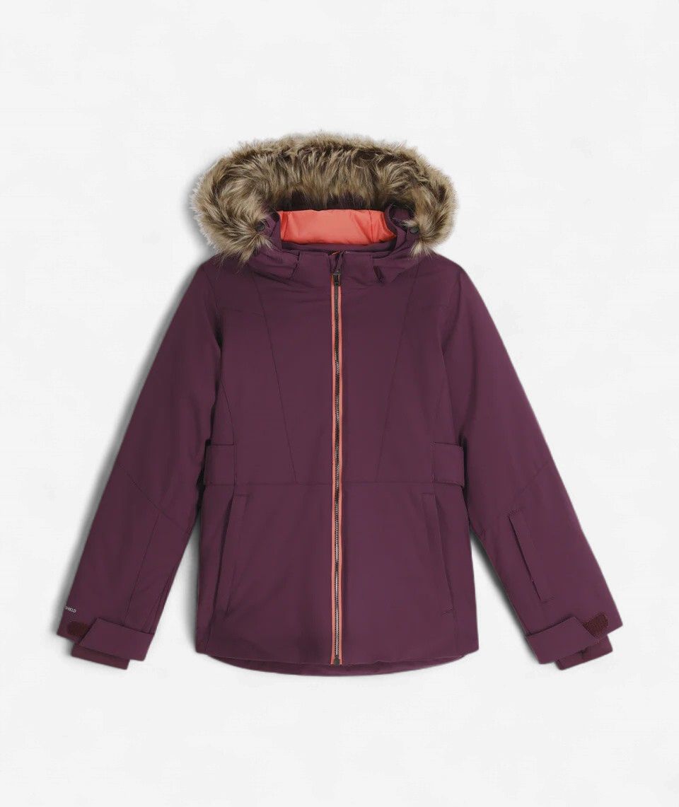 Junior Girl's Lola Jacket, Colour: Plum, Size: 10