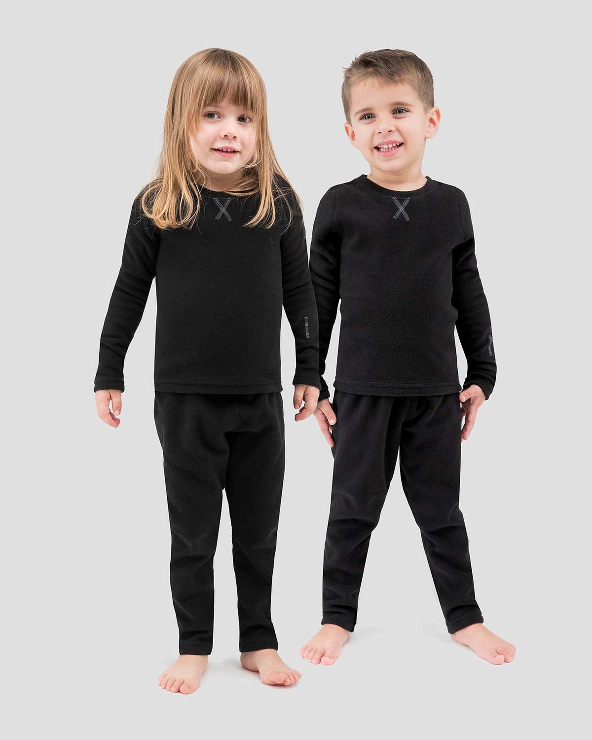 Toddler ThermaFleece 4.0 2pc set, Colour: 010 Black, Size: 2T