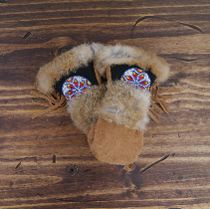 Little Cloud - Children's Mittens, Colour: Tan, Size: Large ~ 6 years to 9 years old