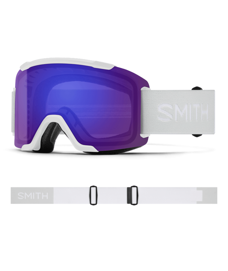 Squad, Colour: White Vapor, Lens: ChromaPop Everyday Violet Mirror/ ChromaPop Storm Blue Sensor Mirror