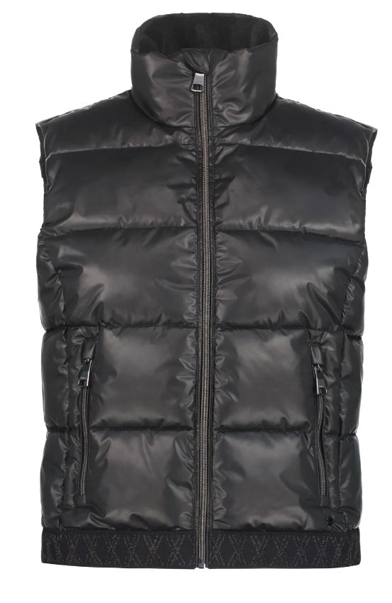 38489 SAIVAARA VESTWarm insulation. Elastic hem., Color: 990 Black, Size: 38-US 8