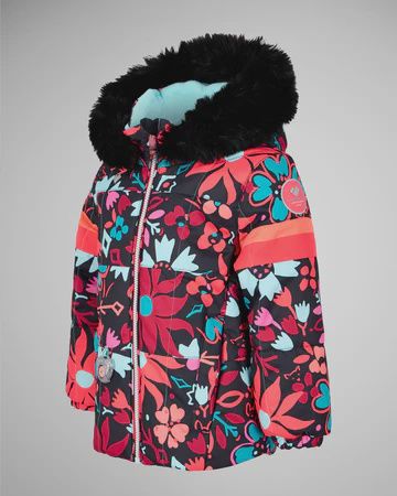 51116 Kaizen Jacket Faux Fur - Kids Girl, Color: 25152 Mary Garden, Size: 6
