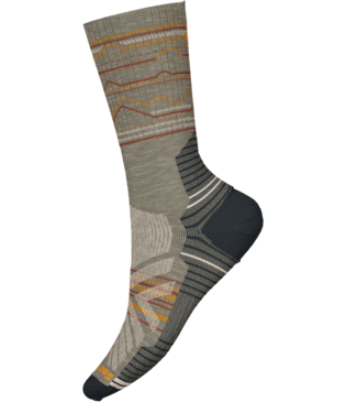 SW001615 M's LC Mountain Range Crew Sock, Color: 880 Fossil, Size: M