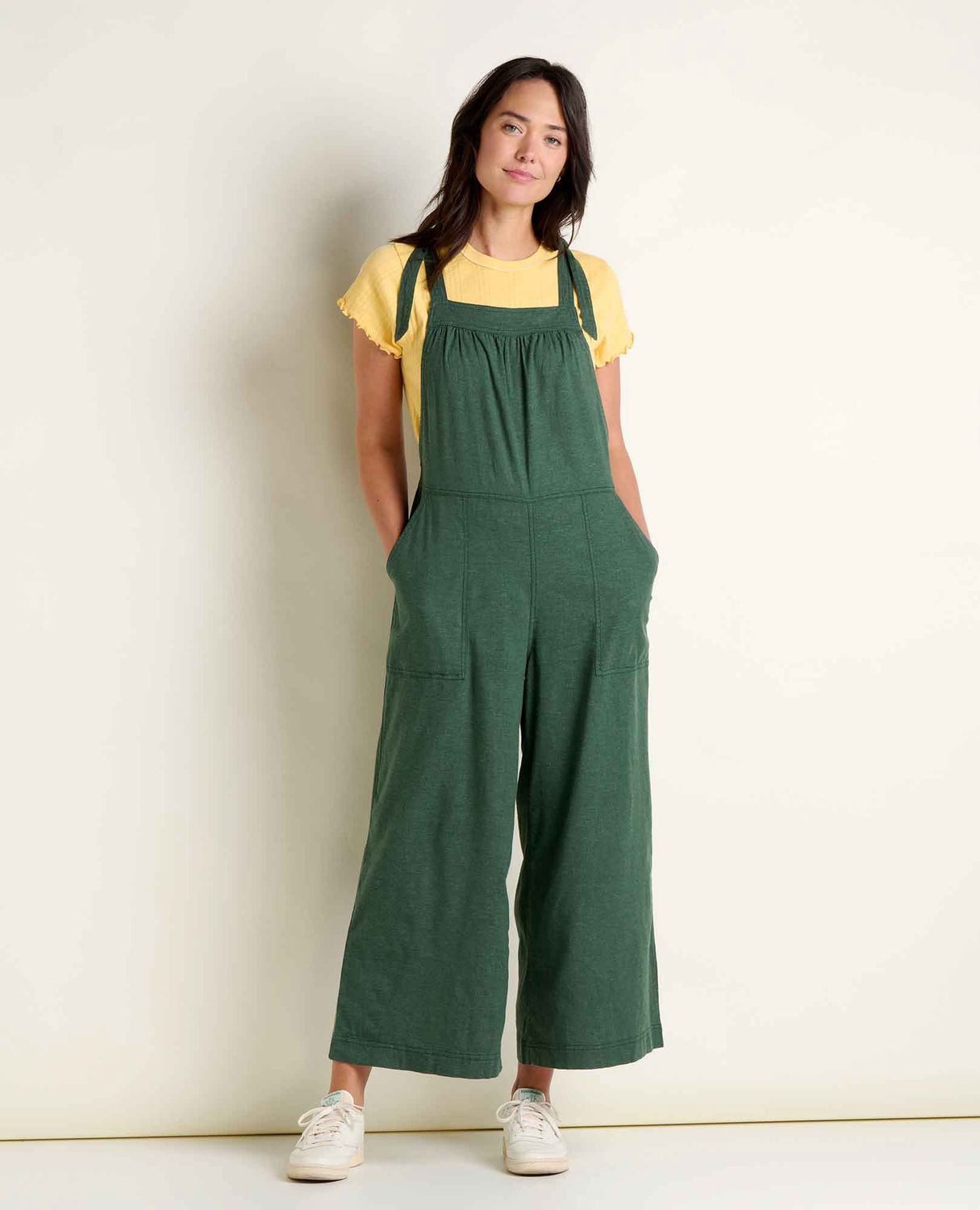 T1442508 Taj Hemp Overall, Color: 769 Cilantro, Size: S