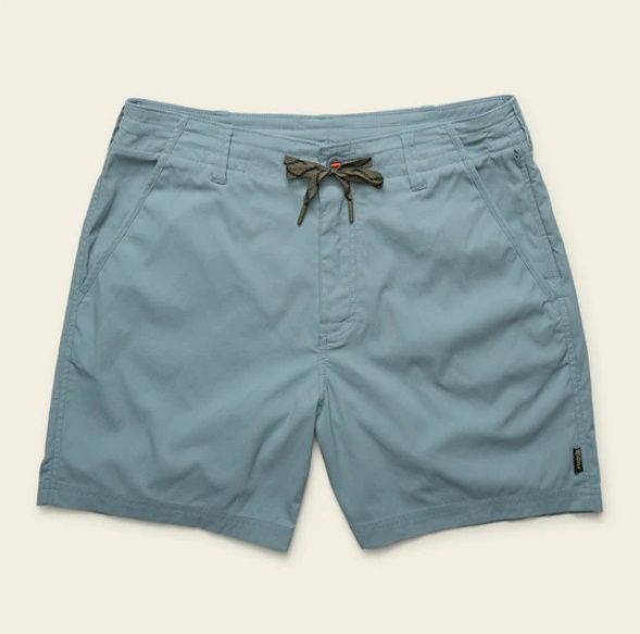 136526S Horizon Tech Shorts - 6", Color: Smoke Blue, Size: 30