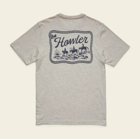 110926S Howler Posse T-Shirt, Color: Howler Posse:Heather Grey, Size: S