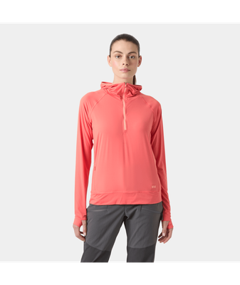 49576 W Shine Solen Half Zip Sun Hoodie