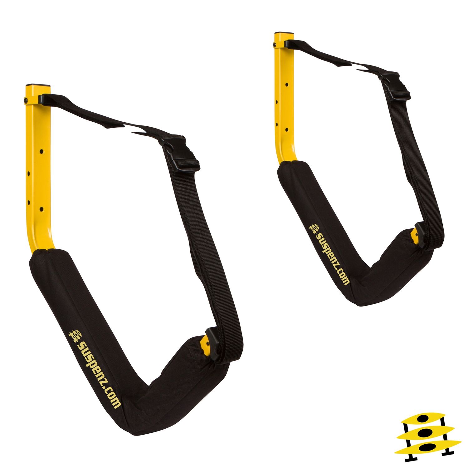 EZ Rack - Kayak Wall Storage Rack, Color: Safety Yellow