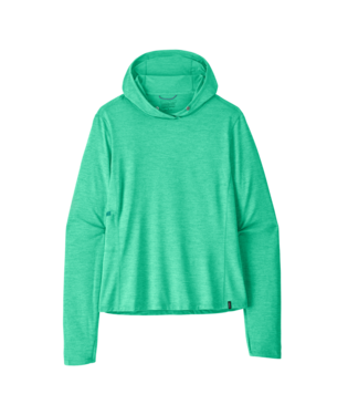 44805 W's Cap Cool Sun Hoody, Color: AQTX : Aqua Stone - Early Teal X-Dye, Size: M